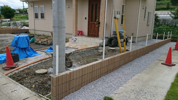 MY邸　ブロック積み工事サムネイル
