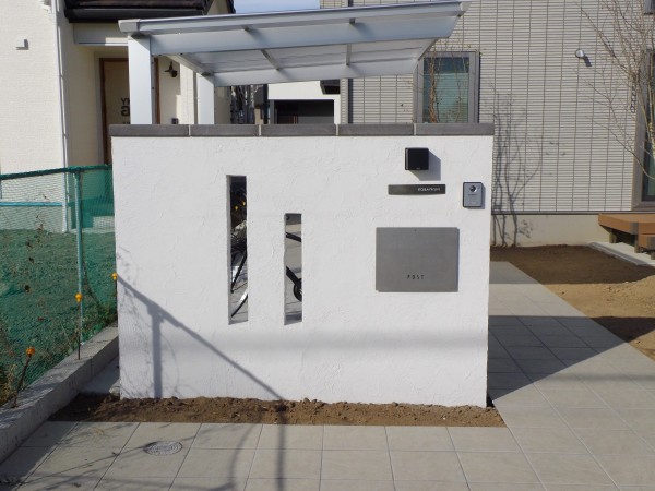 KB邸　照明・表札・インターホンの取付け＆植栽サムネイル