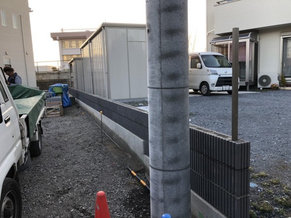 NZ邸　境界ブロック積み＆アプローチ周りサムネイル