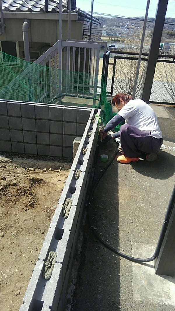 SG邸　ブロック積みサムネイル