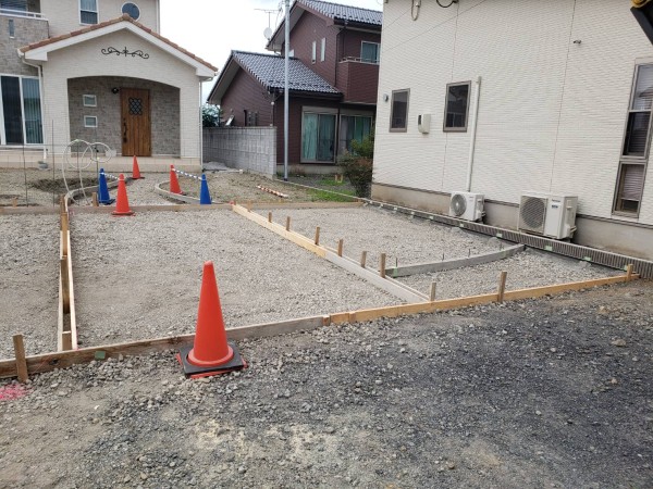 TN邸　コンクリート打設の下準備サムネイル